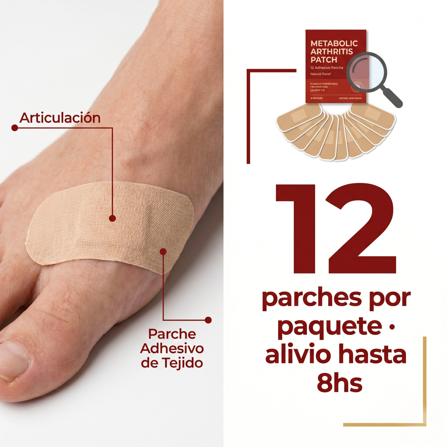 FlexiPatch™ – Parche Metabólico Anti-Inflamatorio | Reduce el Dolor Articular, Recupera tu Movilidad y Vive Sin Limitaciones